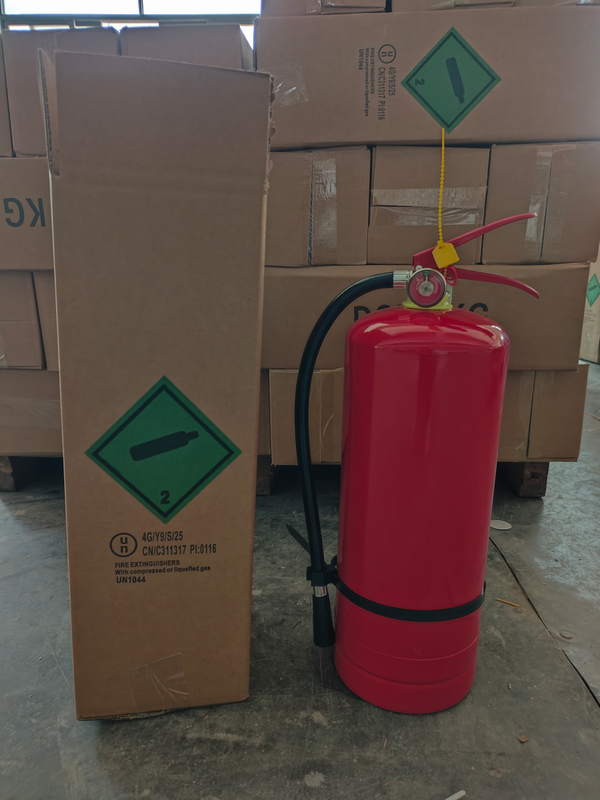 طفاية حريق مسحوق 6 كجم من الخشب مع صمام نحاسي