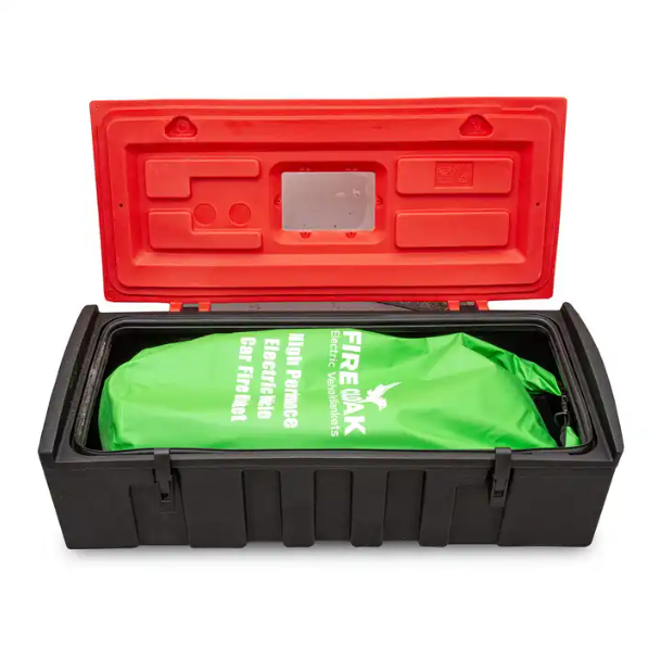 بطانية حريق كبيرة للغاية مقاس 6 * 8 أمتار مصنوعة من الألياف الزجاجية المغلفة للسيارات الكهربائية