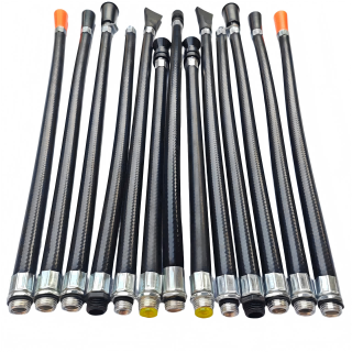 معدات مكافحة الحرائق طفاية حريق مع أنبوب رش تفريغ المسحوق وملحقات خرطوم جلدي