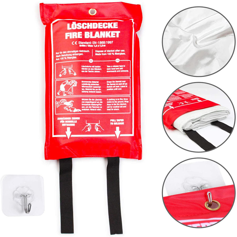 بطانية حريق احترافية خفيفة الوزن للمدفأة